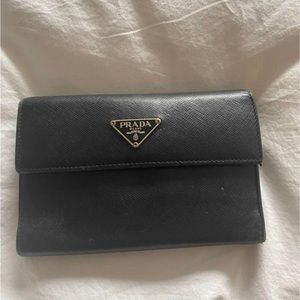 Prada Saffiano Trifold wallet
